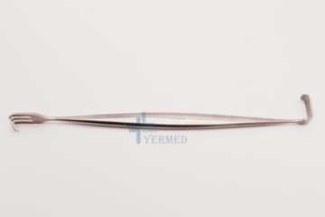 Double-ended three-prong wound retractor