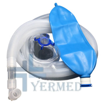 Adult Anesthesia Breathing Circuit (3L Bag, Mask)