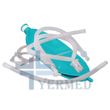 Adult Breathing Circuit (1 Water Trap, 2×1.6m / 0.8m, 3L Bag)